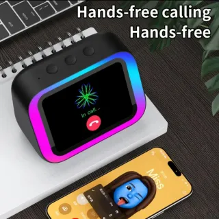 Altavoz Inteligente IA Negro Multicolor