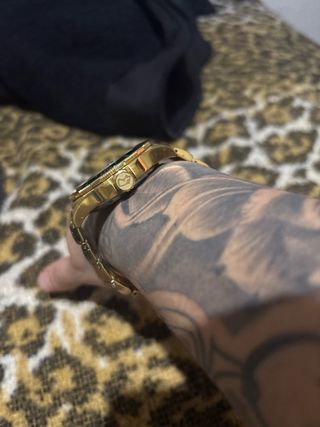 Reloj Jaguar Dorado y Verde