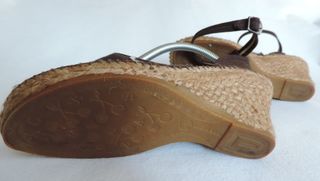 Alpargatas Juncal Aguirre T36 Cuña 7cm