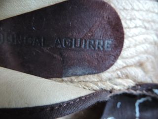 Alpargatas Juncal Aguirre T36 Cuña 7cm