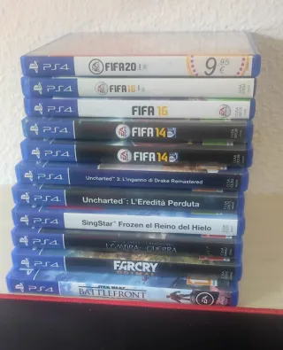 Lote 11 Juegos PS4 FIFA Uncharted Star Wars