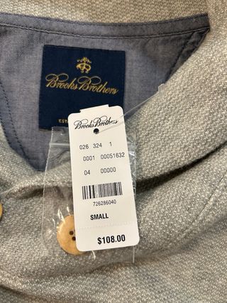 Jersey Brooks Brothers Gris