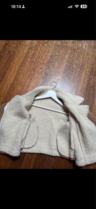 Abrigo Shein Marrón Forro Borreguito