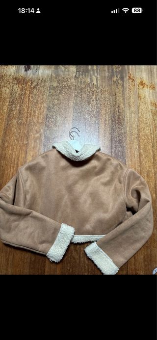 Abrigo Shein Marrón Forro Borreguito