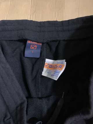 Pantalón de chándal Givova negro