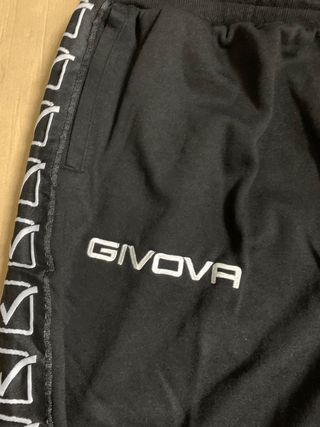 Pantalón de chándal Givova negro