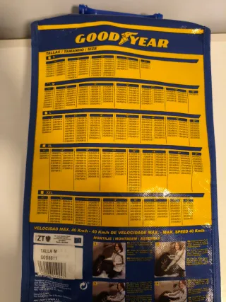 Cadenas Nieve Textiles Goodyear Ultra Grip talla M