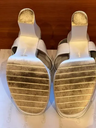 Sandalias Calvin Klein Blancas