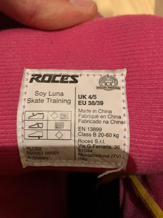 Patines Soy Luna Talla 38-39