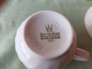 Lotto porcellane assortite con decoro floreale