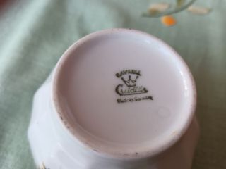 Lotto porcellane assortite con decoro floreale