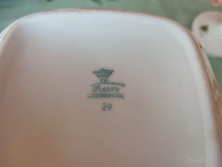 Lotto porcellane assortite con decoro floreale