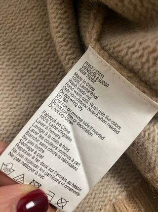 Maglione Timberland Lana d'agnello XXL Beige