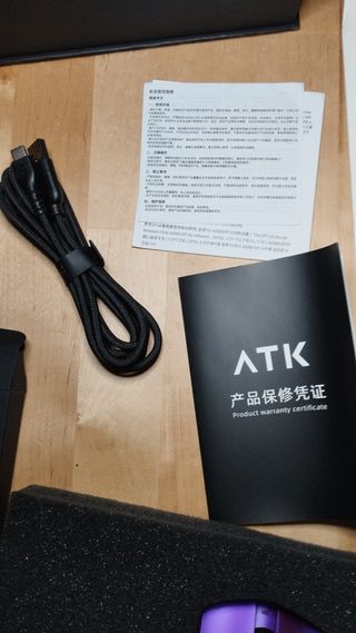 Ratón ATK X1 Ultimate Morado 8k