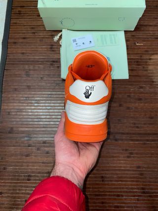 OffWhite Out Of Office “OOO” ‘Orange’ Calf Leather