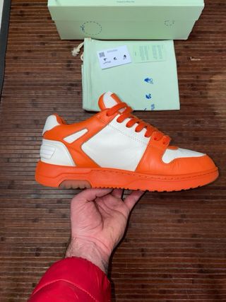 OffWhite Out Of Office “OOO” ‘Orange’ Calf Leather