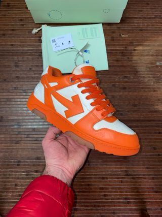 OffWhite Out Of Office “OOO” ‘Orange’ Calf Leather