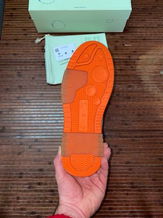 OffWhite Out Of Office “OOO” ‘Orange’ Calf Leather