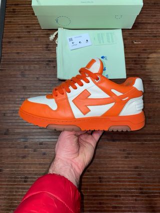 OffWhite Out Of Office “OOO” ‘Orange’ Calf Leather