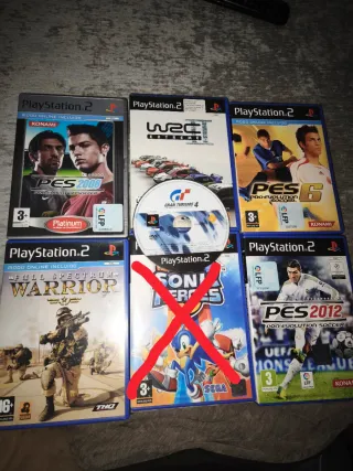 PlayStation 2 Juegos Varios. 5€ la unidad