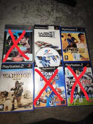 PlayStation 2 Juegos Varios. 5€ la unidad
