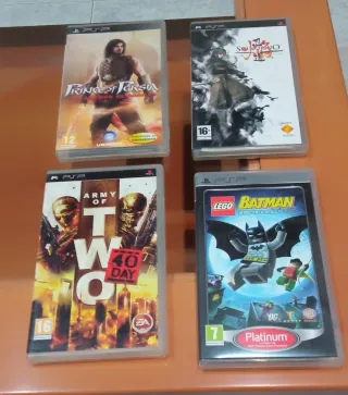 Lote 4 Juegos Acción PSP