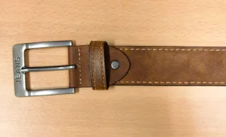 Cinturón Jeans Hebilla Camello 120cm