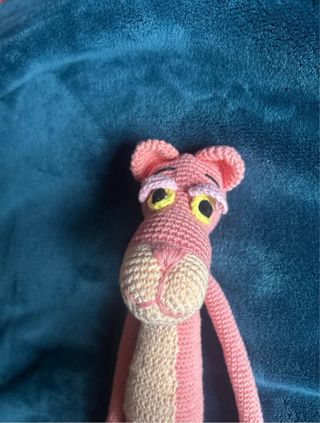 Muñeco Pantera Rosa Crochet