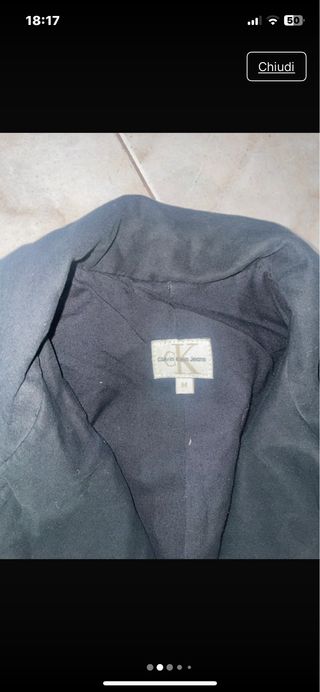 Giubbino Calvin Klein nero taglia M