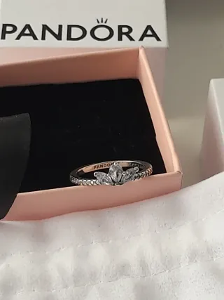 Anillo Pandora Corona Plata