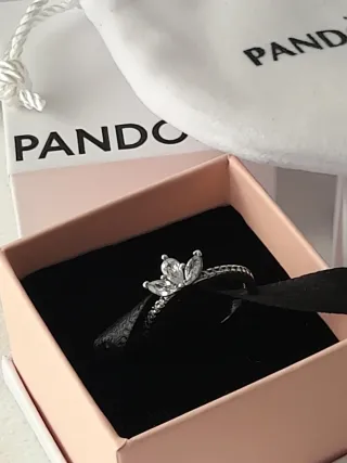 Anillo Pandora Corona Plata