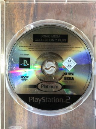 Sonic Mega Collection Plus ps2 platinum solo disco