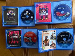 Pack Juegos FIFA 18, 19, 20, 22 PS4