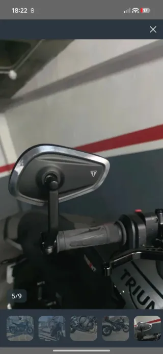 Triumph Trident 660 Negra/Gris