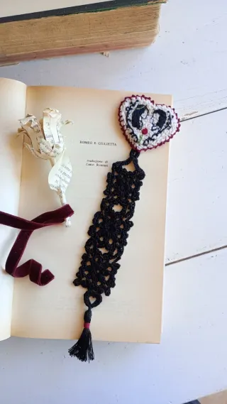 Segnalibro Romeo e Giulietta fatto a mano