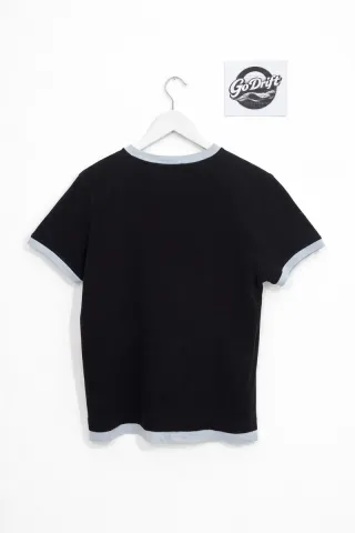 Camiseta Thomas Burberry Negra Talla xl vintage