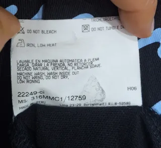 Camiseta Thomas Burberry Negra Talla xl vintage