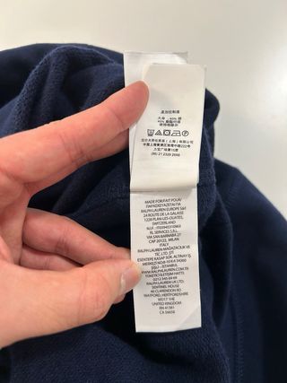 Polo Ralph Lauren Jersey Cuello Alto Azul