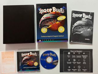 Space Bucks PC Big Box Sierra CD ROM