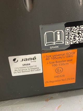 Cadeira Auto Nurse Spark iSize 40-150cm