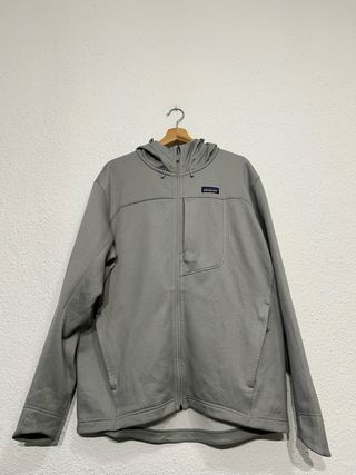 Sudadera Patagonia Gris con Capucha