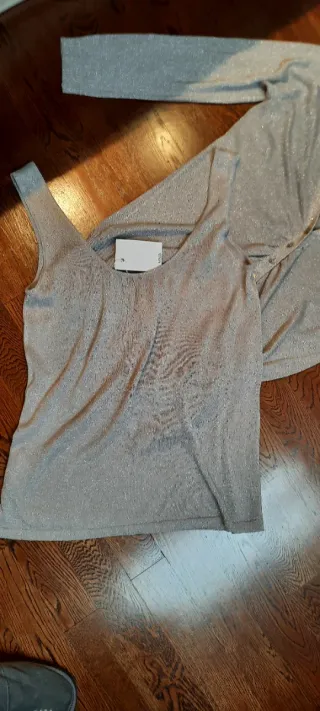 Conjunto chaqueta y top mango