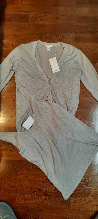 Conjunto chaqueta y top mango