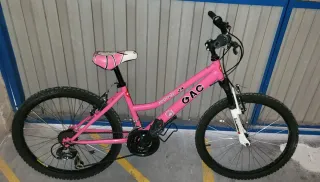 Bicicleta infantil GAC rosa 24