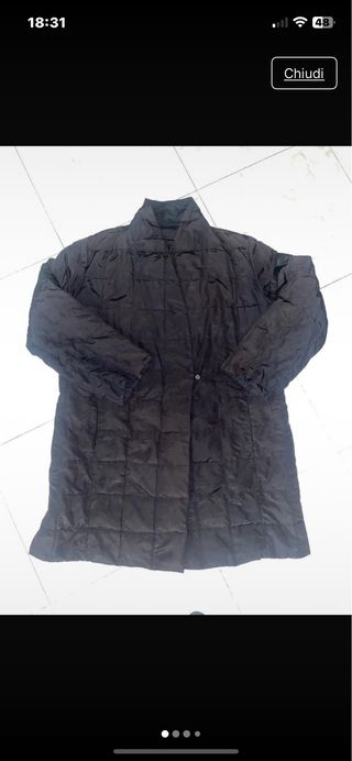 Max Mara Piumino Nero Taglia 48