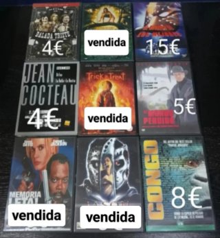 Peliculas en dvd,distintos precios,ver foto