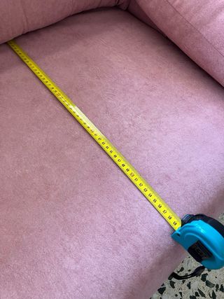 2 Sofás de 2 plazas extensible rosa