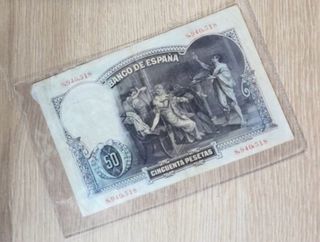 Lote 2 Billetes Pesetas Colección 1928