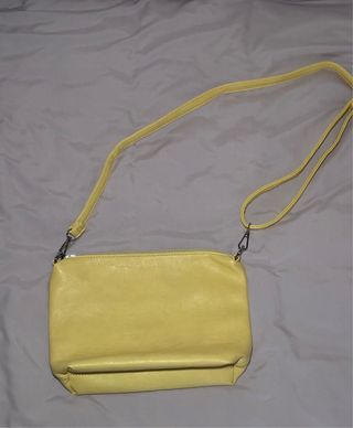 Bolso bandolera amarillo claro
