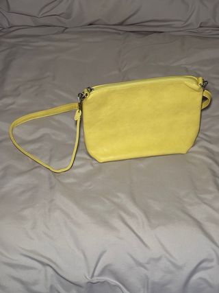 Bolso bandolera amarillo claro